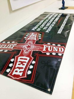 Examples of Our Work / Idea Gallery 168 Full-color vinyl banner