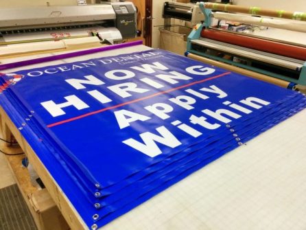 Examples of Our Work / Idea Gallery 223 vinyl banners - Ocean Dental