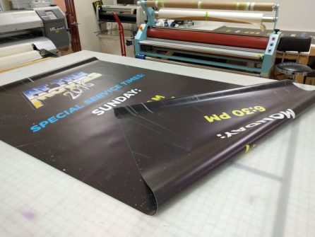 Examples of Our Work / Idea Gallery 357 double-sided banner - LifeChurch