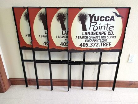 Examples of Our Work / Idea Gallery 63 yard signs