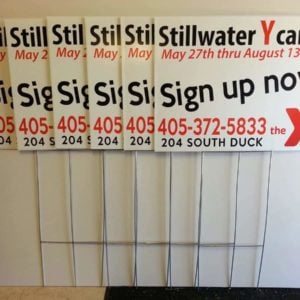 Plastic Yard Signs