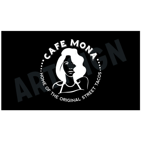Cafe Mona Business Cards Front